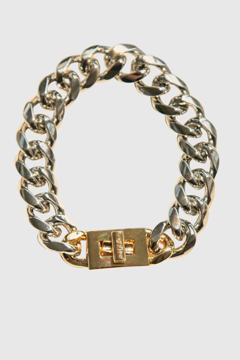 Best Sale Rebecca Minkoff Padlock Curb Chain Bracelet