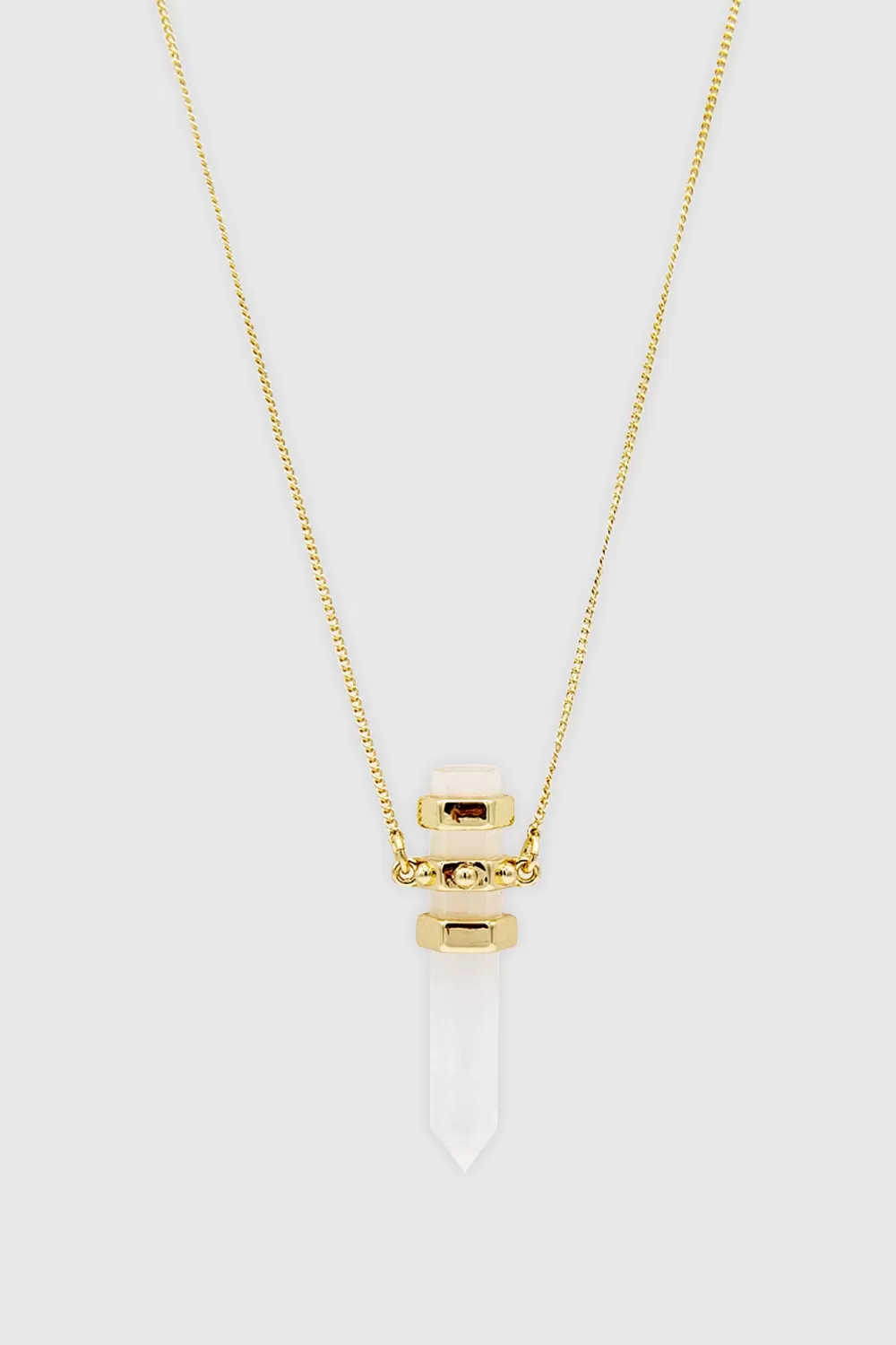 Discount Rebecca Minkoff Quartz Pendant Necklace