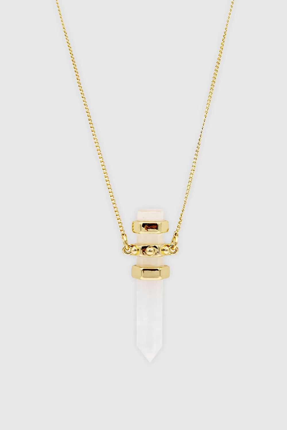 Discount Rebecca Minkoff Quartz Pendant Necklace